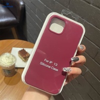 Casing silikon logo untuk iPhone untuk Apple Phone case Bright Multi Color untuk iPhone 12 Pro Max Casing