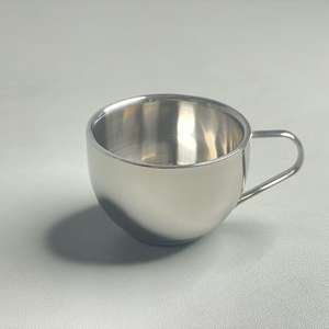 Toptan özel kahve kupası Set tabağı 304 paslanmaz çelik kore tarzı ile Cafe otel ofis iş promosyon hediyeler için - Product Image 2