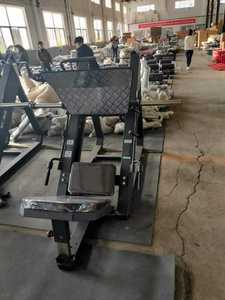 Máquina de prensa de piernas de 45 grados, comercial, con placas de pesas, entrenador de piernas seguro, equipo de entrenamiento de fuerza para ejercitar los músculos de la parte inferior del cuerpo. - Product Image 3
