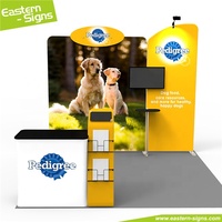Installation rapide tissu en aluminium pliable Standard 10 * 10ft stand d'exposition équitable Japon