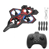 Mini drone RC acrobatique 2,4 GHz, rotation à 360 degrés, maintien d'altitude, lumière LED, vitesses rapide/lente, jouet pour enfants, quadricoptère