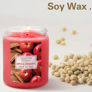 Juego de Regalo de <span class=keywords><strong>Velas</strong></span> Aromáticas para Halloween y Navidad, Regalo de 7 Onzas, Cera de Soja Natural, Día de la Madre, Vela Perfumada con Aroma a Manzana, Canela y Naranja - Product Image 3