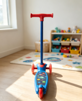 Monopattino per Bambini LS-303 con Tre Ruote, Design Leggero, Freno Posteriore, Carico Massimo 30kg