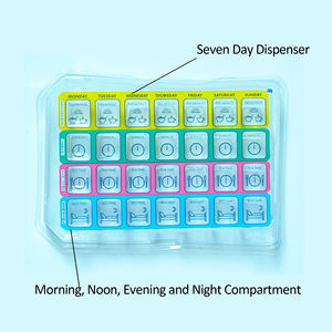 Boîte blister personnalisée pour médicaments en <span class=keywords><strong>pharmacie</strong></span> et pilules Pack de plateaux avec étiquette de scellement auto-adhésive - Product Image 3