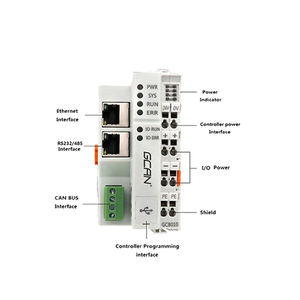 Controlador lógico programable PLC original a estrenar en stock con módulo IO expandible para sistema de control de automatización industrial - Product Image 2