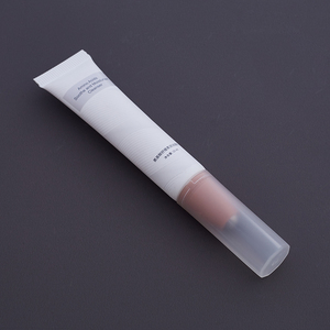 Tubo Cosmético Roll-on al por Mayor con Aplicador de Bola Metálica y Tapa Octogonal Translúcida, Tubo Exprimible Blanco Personalizado con Impresión - Product Image 3
