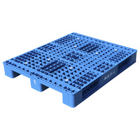 Palette Plastique Euro Robuste Grande Bleue 4 Voies en PEHD Personnalisée Économique à Vendre