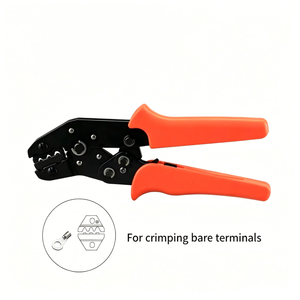 <b>Mini</b> European Terminal Crimping <b>Pliers</b> 16 Awg Front Entry Industrial Wire Crimpers - Product Image 2