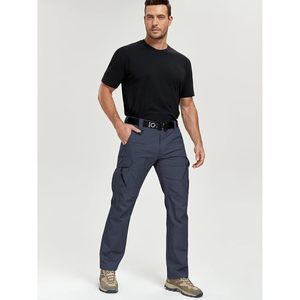Pantalon de travail cargo extensible pour homme, résistant à l'eau, en ripstop, avec 12 poches, idéal pour la randonnée et les activités tactiques - Product Image 3