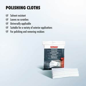 Paños de pulido para autos de alta calidad, 15 piezas desechables para aplicar y remover pulidor y cera - Product Image 2
