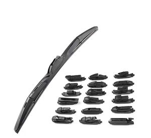 Plumas Limpiaparabrisas Híbridas Multifuncionales para Parabrisas Delantero con un Adaptador Intercambiable, Aptas para Múltiples Modelos de Vehículos - Product Image 1