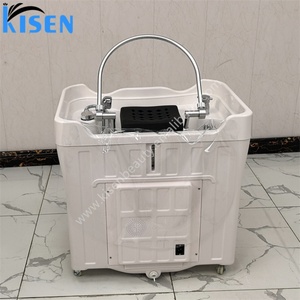 Kisen High-<b>end</b> Portable Shampoo Bowl with Water tank Manicure Salon Furniture Set Luxury Nail Salon Furniture Shampoo Bowl - Product Image 2
