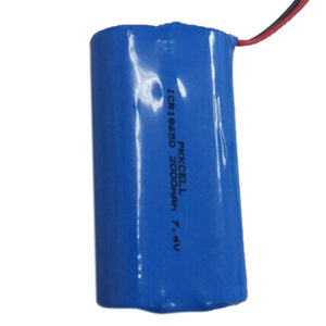 공장 가격 리튬 이온 <span class=keywords><strong>ICR18650</strong></span> 배터리 1800mAh 2000mAh <span class=keywords><strong>2200mAh</strong></span> <span class=keywords><strong>7.4V</strong></span> 배터리 팩 현금 기계 리튬 배터리 - Product Image 2