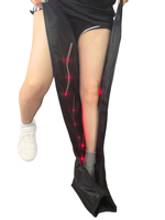 Nouvelles bottes de récupération sportives à compression d'air 2026, 5 chambres, avec lumières rouges