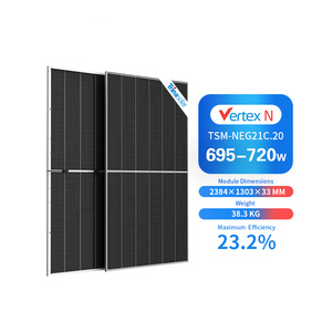 Panneaux solaires de type N Topcon 695w 700w 705w 710w 715w 720w Bifaciaux Double Verre - Product Image 1