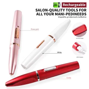 Kit professionnel de ponceuse à ongles électrique rechargeable et portable pour manucure et outils de ponçage - Product Image 2