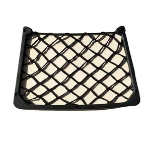 Sac élastique de filet de stockage de voiture de cadre en plastique avec 1 compartiment pour le camping et le stockage de siège - Product Image 5