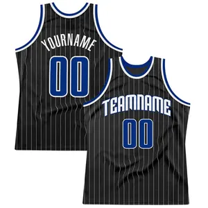 Custom Club Team Mens Basketball Jersey Polyester Black Quick Dry Breathable Basketball Jersey With Numbers
