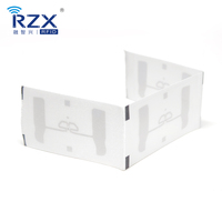 Dernière nouvelle innovation au détail vêtement rfid uhf tag 9XE RFID ruban lisse étiquette de vêtements