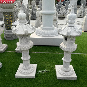 Hand Carving Outdoor Tuin Graniet Steen Pagode Natuursteen Lantaarns voor Verkoop - Product Image 5