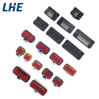 776273-5 LHE Konektor Kabel Listrik Profesional Otomotif 14 Pin dengan Terminal Pria untuk Sistem Mobil