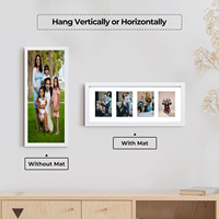 Dekorasi Kamar Tidur Bingkai Foto PVC Kolase Bingkai Gambar Panjang Bingkai Foto Dinding untuk Dekorasi Ruang Tamu