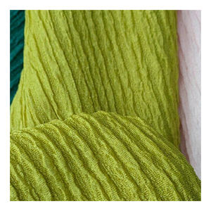 Tissu extensible en tricot de crêpe 95% polyester 5% élasthanne, respirant, tricot de bulles, élasthanne, polyester, pour robe - Product Image 1