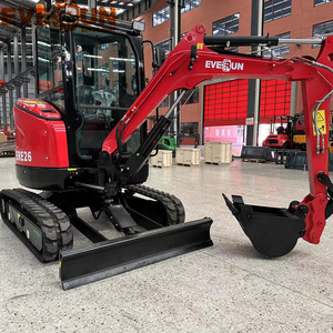 Mini-excavatrice ERE27, excavatrice compacte sur chenilles pour l'agriculture, le jardinage et les petites travaux de construction - Product Image 6
