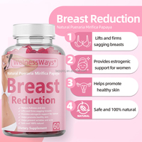 Gummies de réduction mammaire WelnessWays Private Label BBL pour des seins naturellement plus fermes, réduisant le volume et la taille