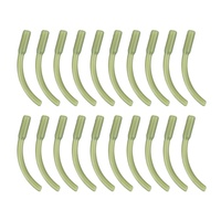 Hirisi Manchons anti-usure en caoutchouc souple pour hameçons de carpe, vert semi-transparent, pour D-Rig, Accessoires de pêche à la carpe AG193