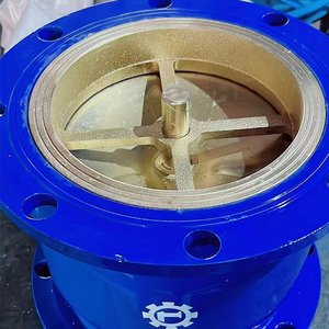 Válvula de Retención Vertical de Acero Inoxidable de Baja Presión, Tipo Silencioso, para Agua, Aceite y Gas, con Brida, PN10, PN16, DN50, DN100 - Product Image 3