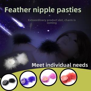 סיטונאי הלבשה תחתונה סקסית אביזרים פיתוי דק נוצה דקה נוצה בלתי נראה פטמות פטמות לנשים dropshipping זמין - Product Image 2