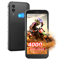 Teléfono Inteligente Resistente al Agua y al Polvo IP68, Desbloqueado, Android 4G LTE Global, 12MP+2MP/8MP, FCC, Desbloqueo por Huella Dactilar, Snapdragon