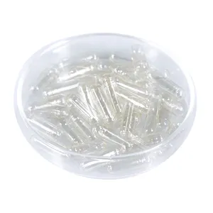 # JPcaps Custom Empty Gelatin Capsule shells Clear size 1 0 00 capsules