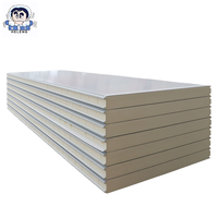 Panneau sandwich en polyuréthane 50/100/200 mm, léger, vente directe d'usine, panneau sandwich isolé pour toit et mur, chambre froide
