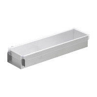Moule à tiramisu rectangulaire en acier inoxydable léger, facile à démouler, base à gâteau, plateau long en forme de bande, ensemble d'outils spatule