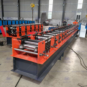 Machine de profilage à froid pour colonnes d'étagères de supermarché, avec moteur Hitachi haute performance, roulement, PLC et fabricant de rayonnages verticaux Wadley - Product Image 3