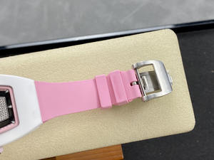 Nouvelle conception 2025 – Boîtier de montre sport en caoutchouc blanc de haute qualité, mouvement mécanique, verre saphir, facile à nettoyer - Product Image 5