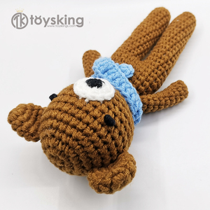 Oso de Peluche de Ganchillo de Patas Largas - Juguete de Peluche Relajante para Bebés Recién Nacidos, Compañero Sensorial para Abrazar de 0 a 12 Meses - Product Image 4