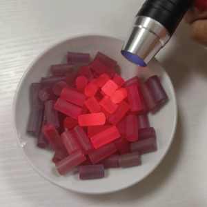 Alexandrite de laboratoire brute, pierre à changement de couleur, matière première, taille 7 mm, pour la fabrication de pierres précieuses en vrac - Product Image 1