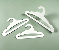 Umweltfreundliche Kleiderbügel aus Recyclingpapier, Modern und Schlicht, Weiße Papierbügel für Kinder, Individuell Bedruckbare Kartonbügel