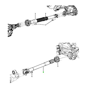 Jeep Grand Cherokee เพลาขับด้านหลัง52105758AC เพลาขับ52105728AE สำหรับผู้บังคับบัญชา - Product Image 4