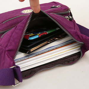 Bolsa de Lona Nueva, Bolsa Cruzada de Nylon Multicapa, Mochila Ligera de Tela Oxford, Bolsa de Mujer - Product Image 5