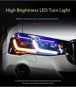 Fari LED Modificati per Auto, Luci Diurne a LED, Fari Anteriori per <span class=keywords><strong>BMW</strong></span> X3 <span class=keywords><strong>F25</strong></span> X4 F26 2011-2016 - Product Image 6