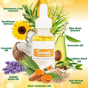 Suero Facial de Cúrcuma OEM Personalizado con Etiqueta Privada para el Cuidado de la Piel del Rostro, Hidrata las Líneas Finas y las Arrugas - Product Image 4