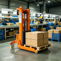 Nouveau Chariot élévateur autoportant 0,3 tonne, semi-électrique, manuel, pour palettes, transpalette portatif XINGZHOU