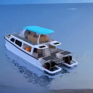 15m Aluminum Catamaran 30 50 Seater Passenger Tourist Ferry Boat Water Taxi for sale