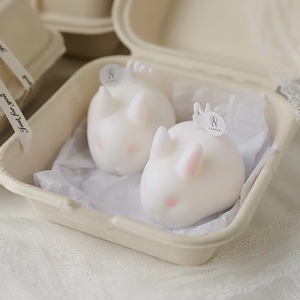 Bougies parfumées en cire de soja faites à la main, en forme de lapin mignon, cadeaux petits et adorables, prix direct usine le plus bas - Product Image 5