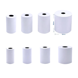 กระดาษใบเสร็จสีขาวแบบม้วน ยี่ห้อ Ganro หนา 48 แกรม สำหรับเครื่อง POS ขนาด 80x80 มม. และ 57x40 มม. - Product Image 1