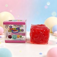 Jouets sensoriels Slushy Crunchy Cheese Squishy, doux, non-rétractables, anti-stress, pour fêtes, vente en gros